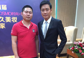 广州蓝狮娱乐与明星合影